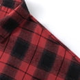 thumbnail image 4 of Yutgune Mens Plus Size Oversized Plaid Flannel Shirt Long Sleeve Loose Button Up Shirt, 4 of 8