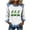 White#women sweatshirt, variant on Jinhomg Waffle Knit Tops for Women St Patricks Day Shirt Irish Shamrock Print Long Sleeve Denim Patchwork Pullover Festival Gift White M