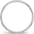 thumbnail image 2 of 10K White Gold 10Kw 2mm Half Round Band Size 14 Made In United States 1whr020-14, 2 of 5