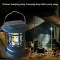 thumbnail image 4 of Solar LED Camping Lantern, Bright Portable Survival Lanterns,Multifunctional retro camp lamp - Large, 4 of 5