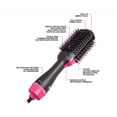 thumbnail image 3 of Cepillo Secador 1000W 3 en 1 Cepillo Secador de Pelo de Iones Negativos con 3 Velocidades, Revestimiento Cer&aacute;mico, Mango Ergon&oacute;mico, 3 of 8