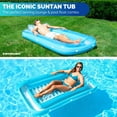 thumbnail image 3 of Swimline Original Blue Pool Lounge Float, 2 Pack, 3 of 9