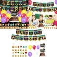 thumbnail image 3 of Back To School Party Decorating Kit with Banner Flags Balloons and Cake Toppers for Exciting Opening Celebrations, 3 of 6