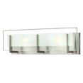 thumbnail image 1 of Hinkley Latitude Collection 18" Two Light 120W G9 Bathroom Vanity Fixture, Brushed Nickel, 1 of 2
