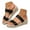 Black, variant on Mepaouo Platform Sandals for Women Beach Wedge Slides Orthotic Summer Causal Espadrilles Dress Shoes