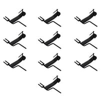 (10 Pack) Strap Winder for Flatbed Trailer - Black Powder Coated Steel, Cargo Tie Down Ratchet Strap Winder - Winch Strap Roller for 2", 3", 4" Straps - Trucking Accessories for Trucks