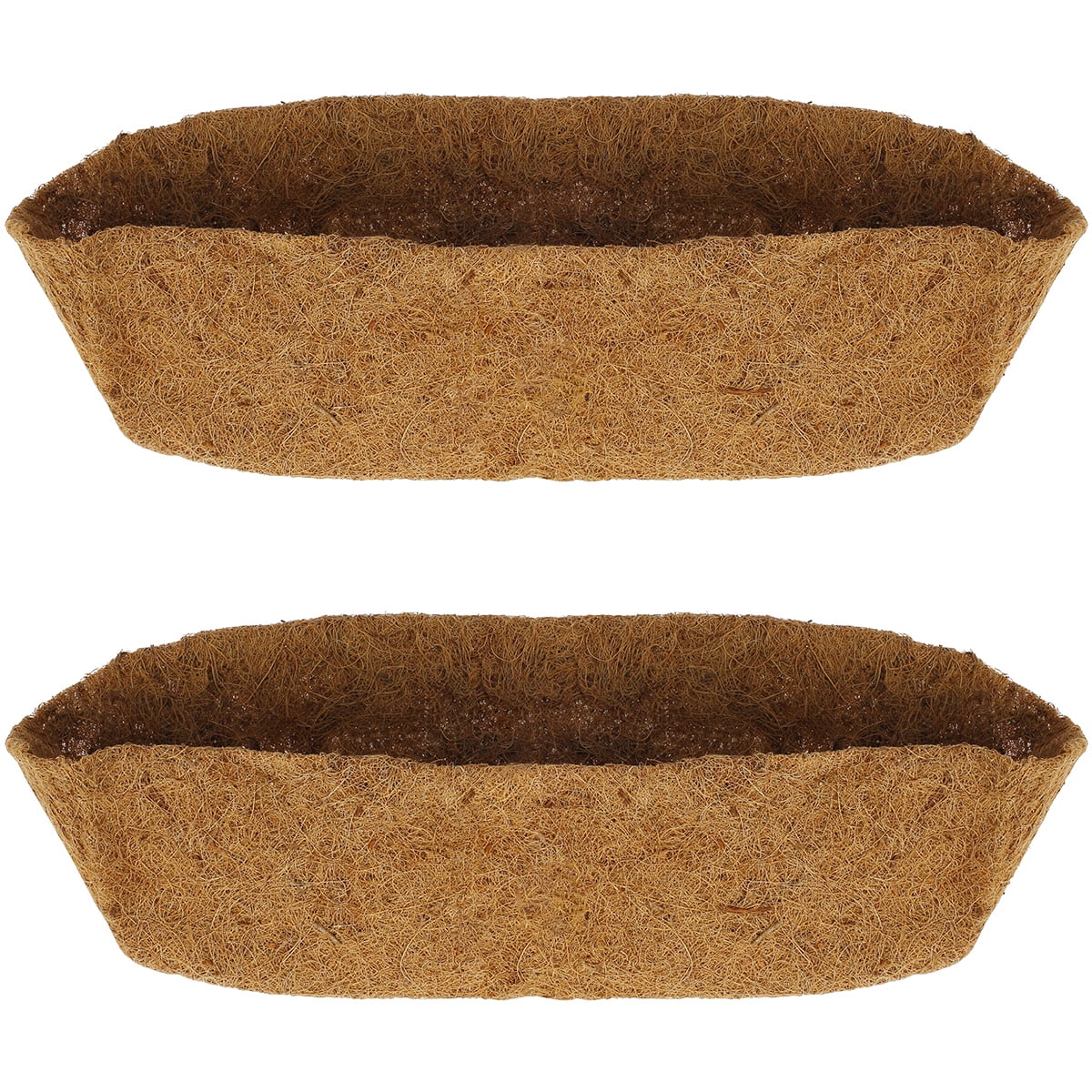 IXTIX 2Pcs Coco Liner for Planters 24/30Inch Natural Coconut Fiber
