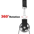 thumbnail image 4 of Silent Cable Pulley 360 Degree Detachable Rotation Traction Wheel Pulley System DIY Attachment for Home Gym Lifting, 4 of 8