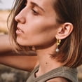 thumbnail image 5 of Aylifu 12pcs Golden Clip-on Earring Converters Components Hypoallergenic Brass Earring Clips with 12pcs Comfort Earring Pads for Non Pierced Ears, 5 of 7