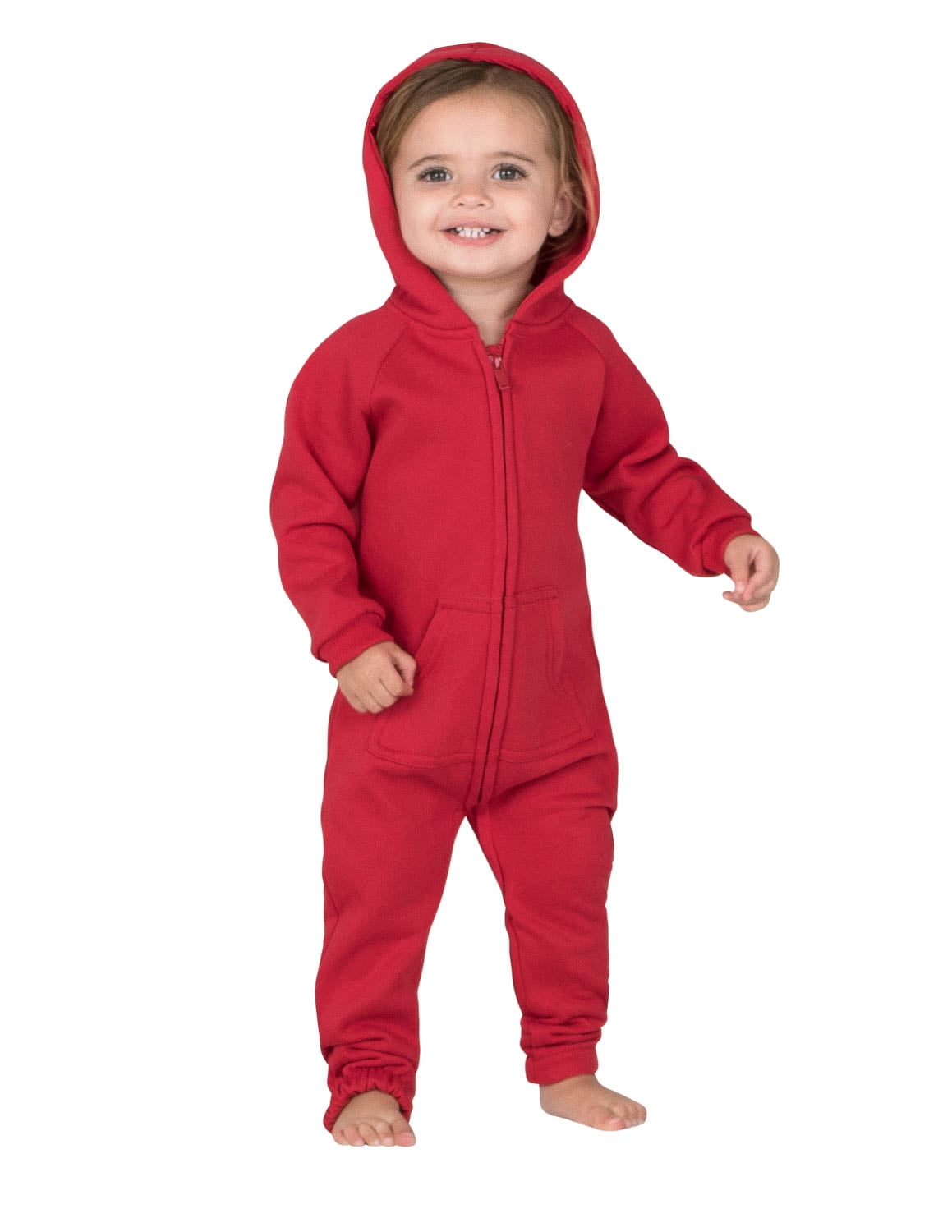 Footed Pajamas Footed Pajamas Red Infant Footless Hoodie Onesie