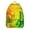 Yellow-19, variant on Witchy Gothic Backpack, Lightweight School Bag Featuring Golden Cosmic Sun and Moon Star Pattern