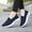 Blue, variant on YOUYEDIAN Orthopedic Shoes for Women Arch Support Non Slip Slip on Sneakers Lightweight Knitted Mesh Stretch Walking Shoes Soft 2026 Foam Shoes (White)