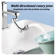 thumbnail image 3 of Universal 1080° Rotation Sink Faucet Extender Robotic Arm Water Tap Nozzle Adaptor Splash Filter 2 Modes Bathroom Faucet Sprayer ,Filter Impurities, 3 of 7
