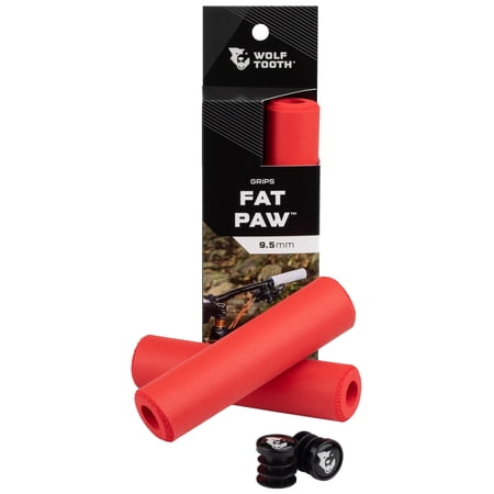 Wolf Tooth Components Fat Paw Grips Red price history on PriceWatchPro