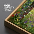 thumbnail image 2 of IDEA4WALL Extra Large Framed Canvas Print Wall Art Enchanted Garden Colorful Flower Field Vintage Inspired Antique Retro Fine Art Watercolor Decorative Relax/Calm for Rooms Decor - 60"x30", 2 of 5