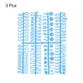 thumbnail image 3 of Felt Board Letters, 510 Characters Blue 3/4" Letters Numbers Symbols Changeable Plastic Message Boards 3Pcs, 3 of 6