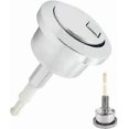 thumbnail image 5 of Geberit Type 280 Dual Actuation Push Button Replacement, Abs Chrome Plating - Add Style To Your Bathroom Happy H, 5 of 5