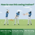thumbnail image 3 of Retractable Left-Handed Golf Swing Training Aid: Portable Grip Trainer with Click Feedback Sound – Ideal for Left-Handed Players, Indoor & Outdoor Use, Perfect for Beginners & Enthusiasts, 3 of 8
