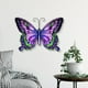 thumbnail image 5 of Escultura de pared de mariposas, adorno colgante de mariposas, decoración artística de pared de mariposa de Metal para exteriores, jardín, ventana de, 5 of 7