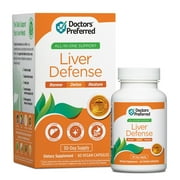 Doctors Preferred Liver Defense, Liver Health and Detox with Milk Thistle, 60 Capsules