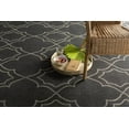 thumbnail image 4 of Livabliss Outdoor Rugs, 2x12 Alfresco Cottage Black Runner Area Rug for Patio, Porch, Deck, Backyard, Waterproof Indoor Outdoor Carpet (2'5" x 11'10" Runner), 4 of 8