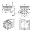 Marine Hatch Locking Locker Boat Embedded Flush Pull Hatch Slam Latch