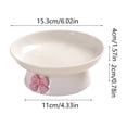 thumbnail image 3 of Elevated Cat Food Bowl, Ceramic Raised and Tilted Water Bowl, Anti Vomiting and Protect Pets' Spines Dishes for Small Dog, Fat Faced Cat, Kitten _ Yellow _ S, 3 of 6