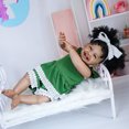 thumbnail image 3 of Nosadi 24" Reborn Baby Girl Dolls Black Skin Smile Face with Realisitc Silicone Limbs Filling with PP Cotton Birthday Gift for 3+ Years, 3 of 7