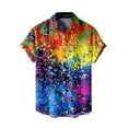 thumbnail image 4 of PMUYBHF Chemise à Manches Courtes pour Hommes Mardi Imprimé 3D Bouton Col Rabattu Chemise à Manches Courtes 5604 S, 4 of 4
