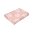 thumbnail image 5 of Pink Geometric Figure Pattern Throw Blanket, Super Soft Anti-Pilling Flannel Bed Blankets, 50"x40", 5 of 8