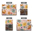 thumbnail image 7 of Sulgyt Flower Sewing Machine Cover with Storage Pockets，Dust & Pet Hair Protection，Fits Standard Singer，Brother and Janome Machines E, 7 of 7