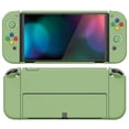 thumbnail image 3 of PlayVital AlterGrips Protective Slim Case Grip Cover for Joycon, Dockable Hard Shell for Switch OLED w/Thumb Grip Caps & Button Caps - Matcha Green, 3 of 9