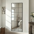 thumbnail image 2 of 69"x30" Rectangle Full Length Mirror Window Mirror Floor Mirror,Black, 2 of 4
