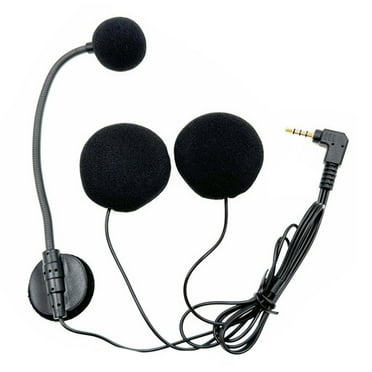 SIEYIO 3.5mm Earpiece Microphone Speaker Motorcycle Headphones Intercom Interphones Mic