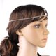 thumbnail image 2 of Boda De Las Mujeres Frente Rhinestone Nupcial Pedazo Principal Banda De La Cadena De Cabello Plateado Sunnimix Cadena de diamantes de imitación, 2 of 8