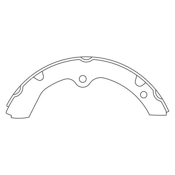 Centric 110.10570 - C-Tek Rear Drum Brake Shoes
