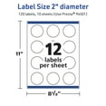 thumbnail image 6 of Avery TrueBlock Round Labels, 2" Diameter, 120ct, 6 of 8