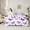 Purple, variant on Feelyou Dreamy Butterfly Twin Bedding Sets 7-Piece, Purple Leaves Bedding Comforter Set