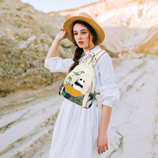 boho mini backpack Core Hemp Purse For Women Backpack Lightweight Small Casual Daily Travel Daypack Shoulder Bag phone and keys in its front pocket! Core Hemp Mini Backpack -