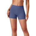 thumbnail image 5 of Chroia Women High Waisted Scrunch Workout Shorts with Pockets, Charm Gym Biker Yoga Booty Lifting Cargo Bottoms, 5 of 9