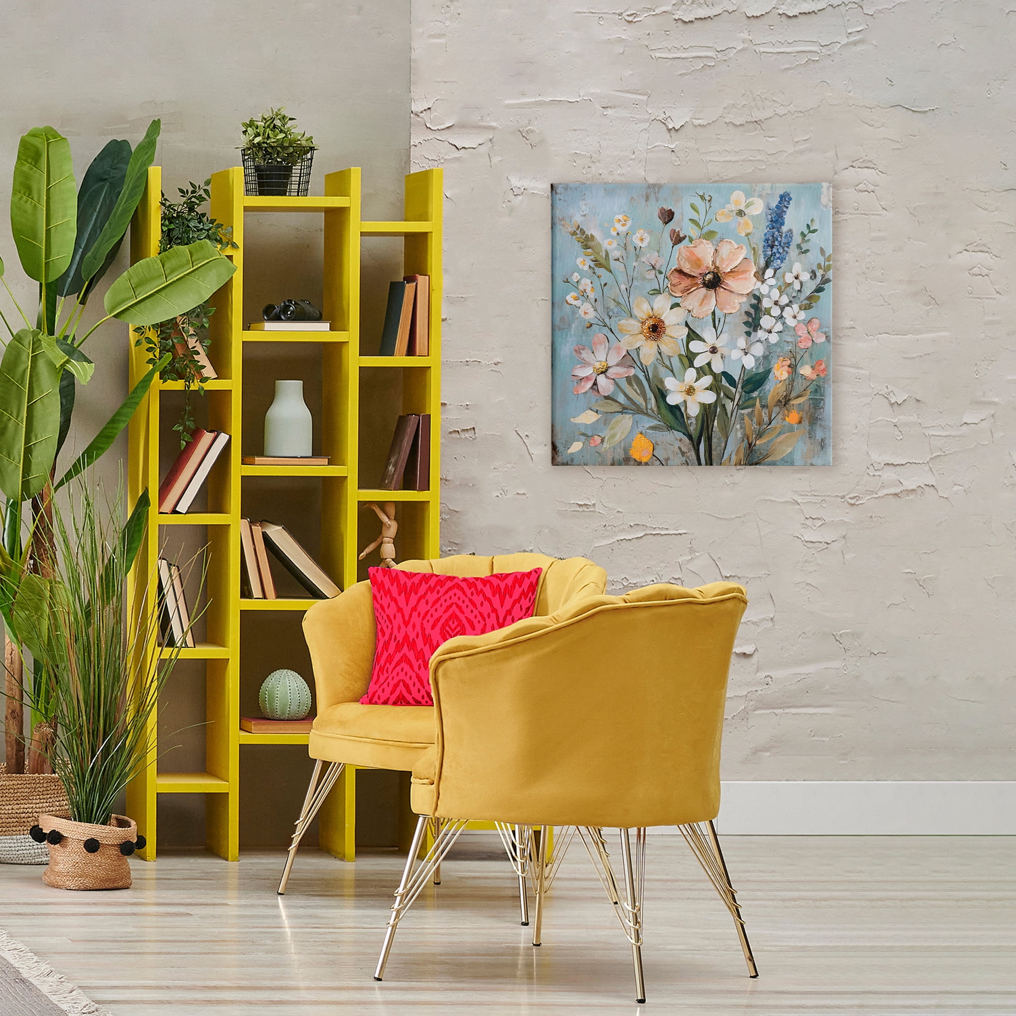 Stupell Industries Wildflower Mix Spring Bouquet Canvas Wall Art, design by Creative Studio