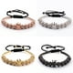 thumbnail image 2 of Pulsera de hombre con corona imperial y rey pavé, pulseras de oro para hombre, brazalete de lujo con dijes de moda, joyería de cumpleaños con corona $ Pulseras de cobre trenzadas de corona, 2 of 4