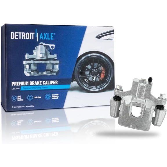 Detroit Axle - Rear Right Brake Caliper w/Bracket Replacement for Toyota Avalon Solara Camry