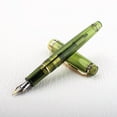 thumbnail image 2 of Acrylic Fountain Pen Model 82 with Golden Trim, Converter, and Nib Options, 2 of 5