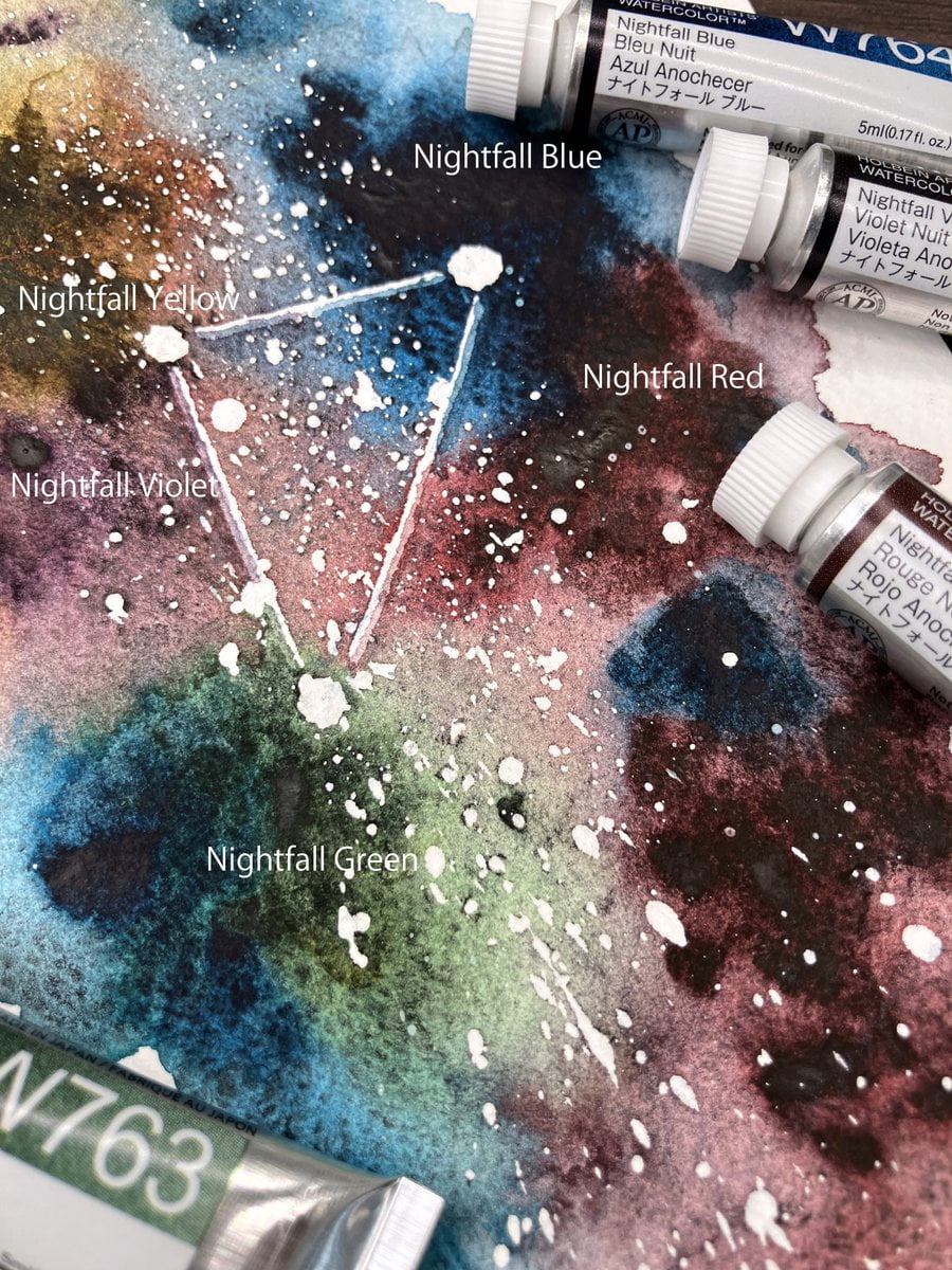 Holbein Artist Watercolor Set of 5 Nightfall Color Tubes 5ml Made in Japan 2025 New