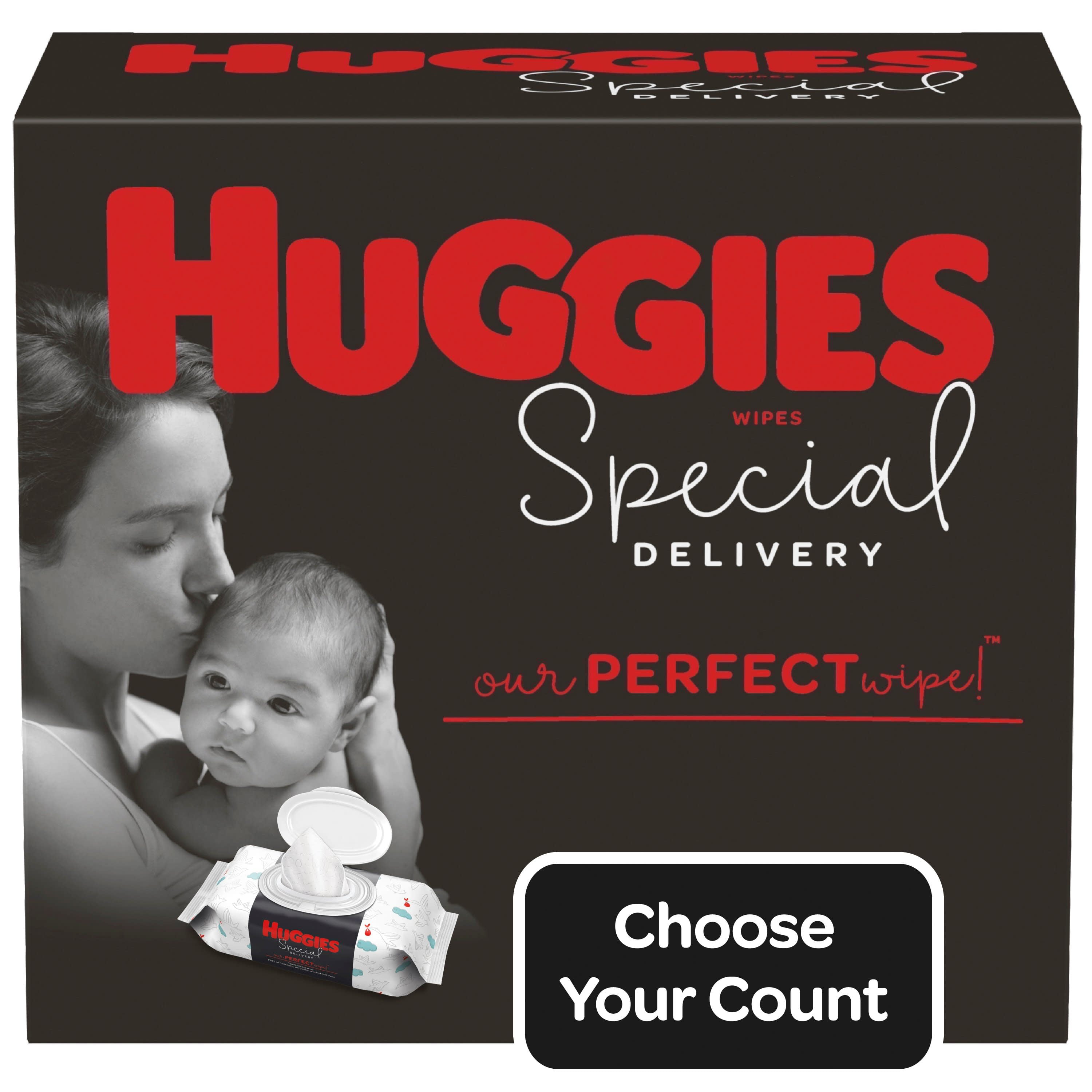 Huggies Special Delivery Hypoallergenic Baby Wipes, Unscented (Choose Count)