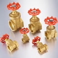 thumbnail image 4 of LOVIVER Solid DN20 Brass Gate Valve Water Air Pipe Hose Valve Pipe Fitting, 4 of 8
