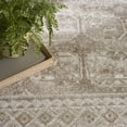 thumbnail image 6 of Nourison Dekor 7'10" x 9'10" Ivory Taupe Vintage Indoor Rug, 6 of 8