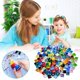 thumbnail image 1 of Kit de piedra para pisar mosaico DIY | 1200 piezas de vidrio cristalino de colores y azulejos cerámicos | Material decorativo hecho a mano para arte en casa, jarrones, marcos de fotos | Estilo, 1 of 9