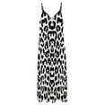 thumbnail image 6 of Leopard Print Sleeveless Suspender Dress Summer Fashion Casual Long Dress, 6 of 9